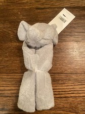 Angel Dear Elephant Lovey Plush Security Blanket Soother Gray New