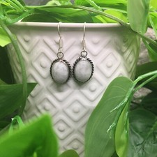 1.5 Gemstone 925 Silver Plated Handmade Earring Set New Free Ship 4993