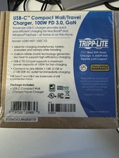 Tripp Lite USB-C Wall Charger Compact