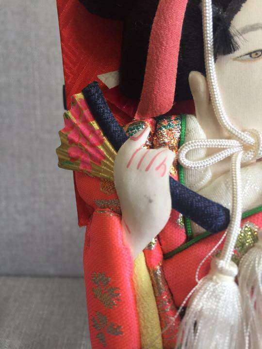 御羽子板　3点セット　Japanese paddle doll. Japanese HAGOITA wooden paddle, KABUKI SAMURAI, box incl