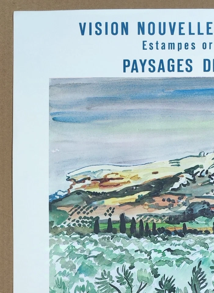 Yves BRAYER - Affiche originale d'exposition Galerie Pytheas - Baux-de-Provence - Photo 3/4