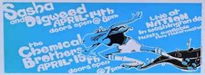 Sasha & Digweed Concert Handbill 2002 Drowning Creek Blue