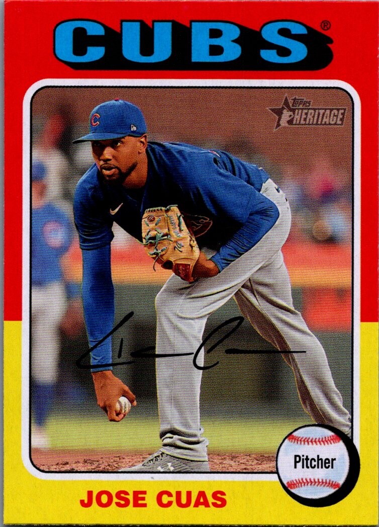 2024 Topps Heritage #151 Jose Cuas Chicago Cubs