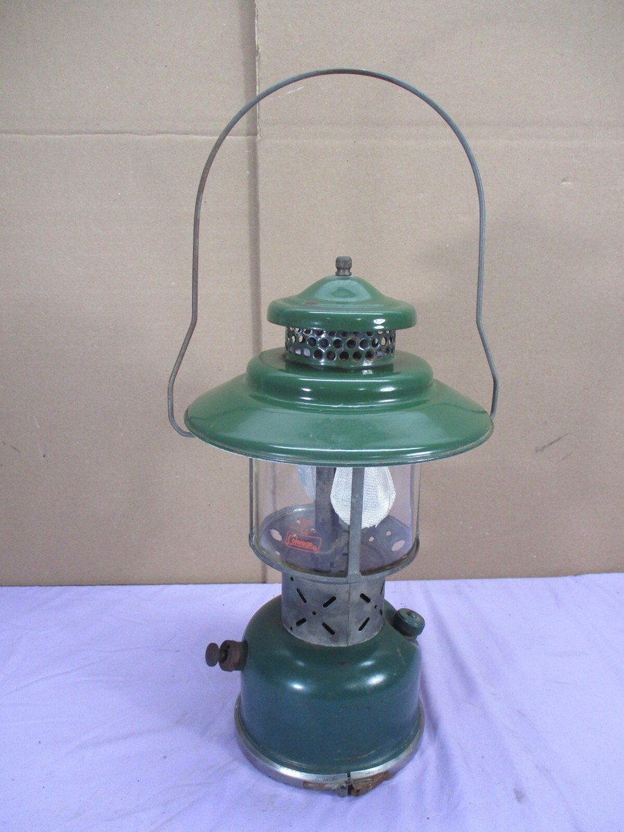 Vintage Coleman Big Hat Dual Mantle Gas Lantern 228E May
