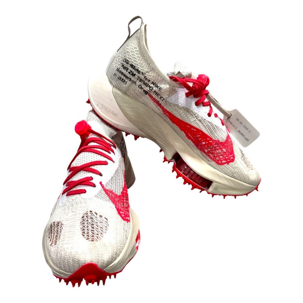 Nike ZoomX Vaporfly Next% 2 Mens Running Shoes Size 8.5 White Red Brand New