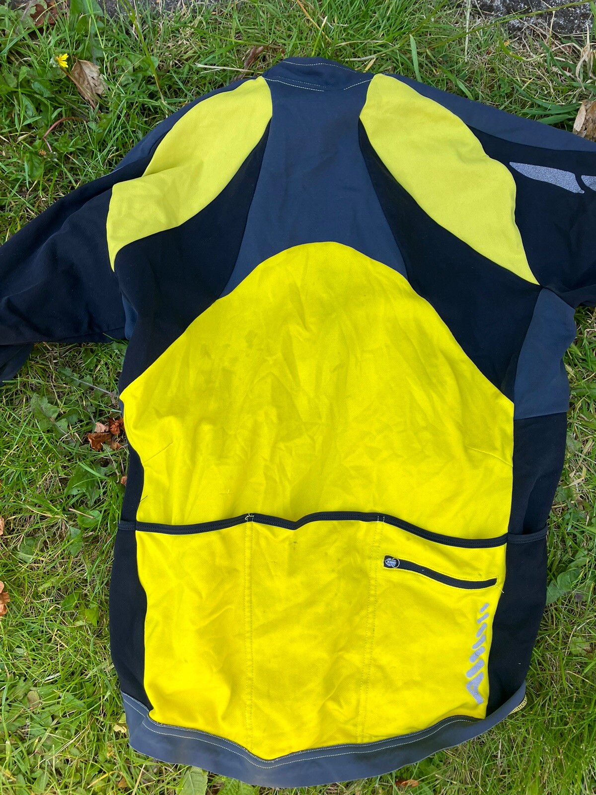 Altura Cycling Jacket XL Black Yellow Winter Commuter Urban Fleece