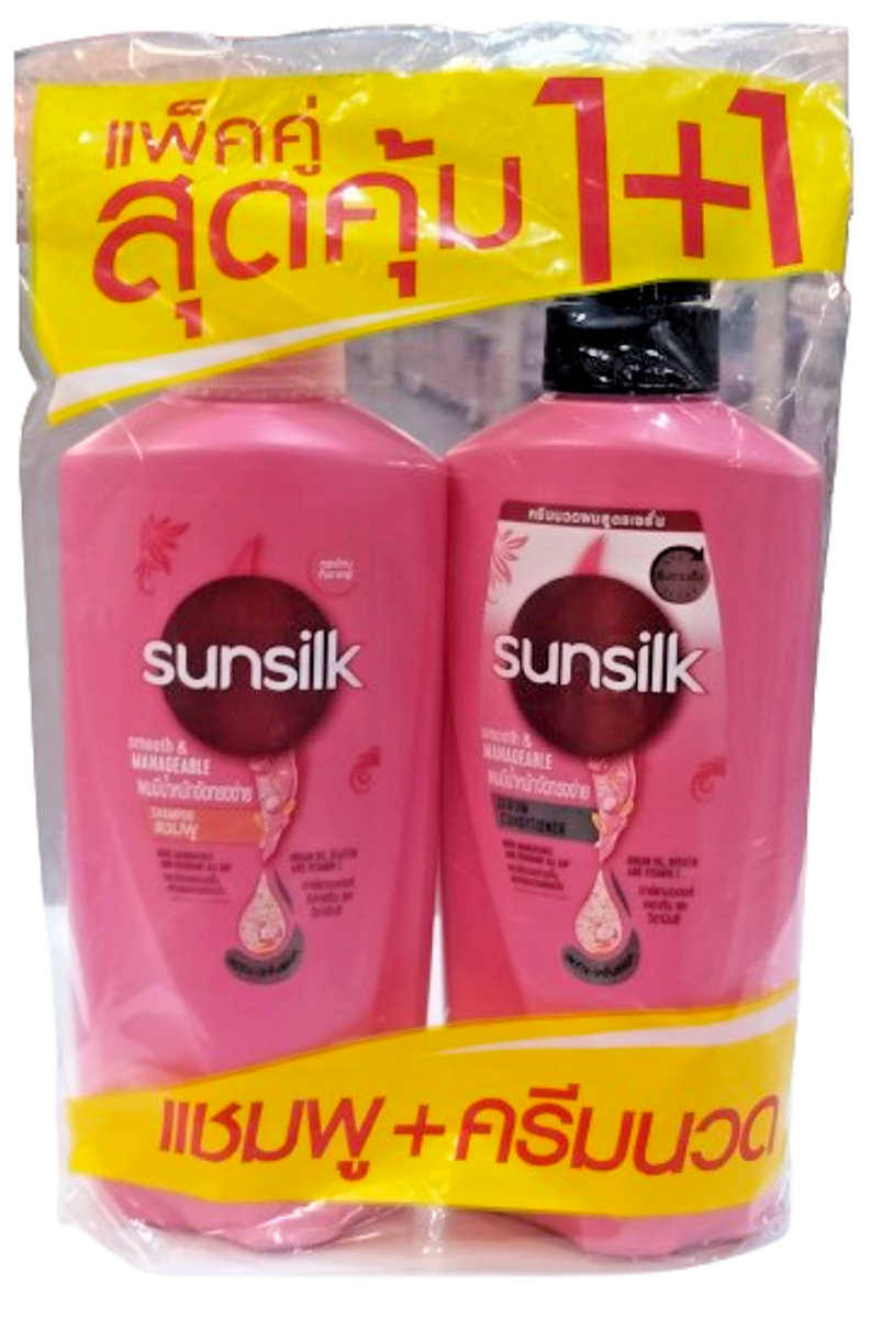 Sunsilk Smooth & Manageable Shampoo + conditioner 350 ml Anti