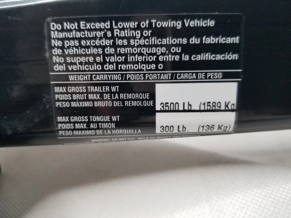 Hidden hitch Trailer Hitch 2007-2013 Jeep Compass & Patriot Used/Great Condition - Image 3 of 4