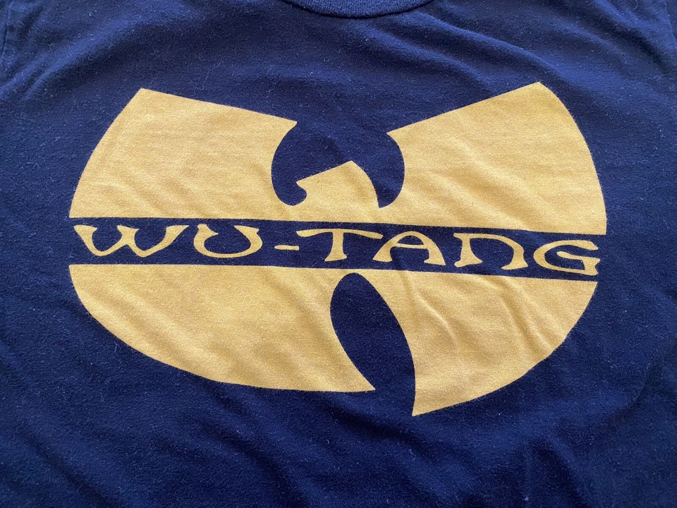 Camiseta RARA Vintage Wu Tang Clan CREAM Tamanho Pequeno - Ice H2O - Anos 90 Rap Hip Hop - Imagem 3 de 4