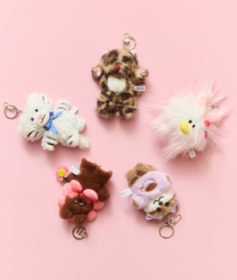 ILLIT 公式PLUSH KEYRING ミンジュ ぬいぐるみ キーリング ミンジュ 1ST DEBUT ANNIVERSARY PLUSH KEYRING ILLIT - ILLIT