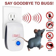 6 Pack Electronic Pest Repeller Control Ultrasonic Reject Home Bug Rat Spider...