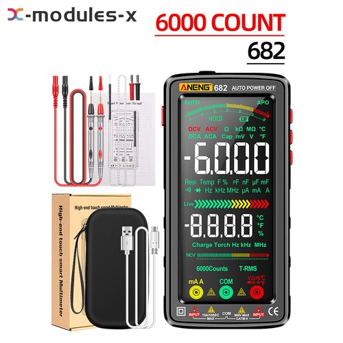 ANENG 683 682 681 Smart Digital Multimeter AC/DC Capacitance Meter Diode Tester - Picture 15 of 30