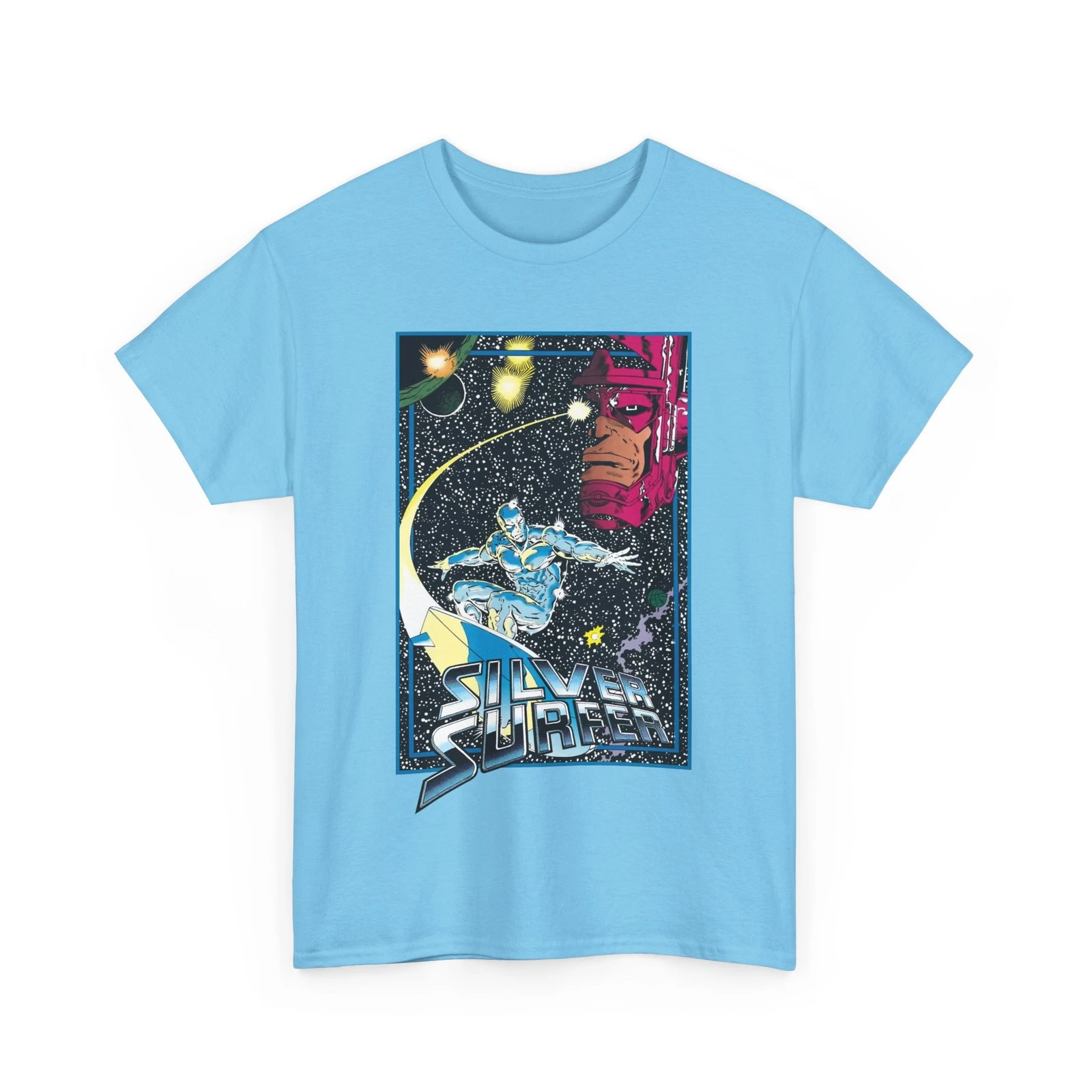 Silver Surfer T-Shirt - Marvel Comics - Ron Lim Art - Galactus - Norrin Radd