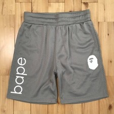 BAPE Gray mesh shorts A Bathing Ape Size S