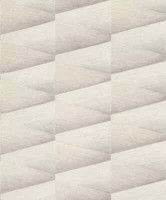 Tapete Vlies Rasch 3D Geometrie Dreiecke Silber Grau Glanz 554618 (4,60€/1Qm)