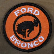 VINTAGE logo Ford Bronco Patch - kicking bronco - new condition 2.5"