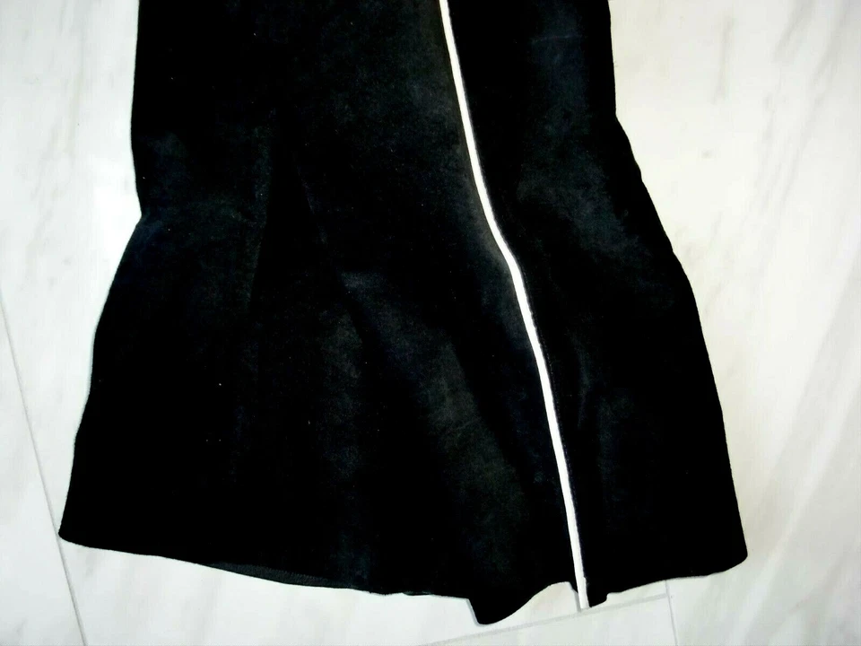 Mujer~WILLI SMITH~Bota Pantalones Bota Cuero Negro/Gamuza Completamente Forrados Talla 6 Foto 4 de 4