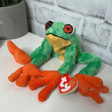 TY Beanie Baby Panama The Frog, Vintage 2001