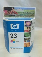 GENUINE HP 23 Tri Color Ink OEM Cartridge NEW Sealed Expired Aug 2006