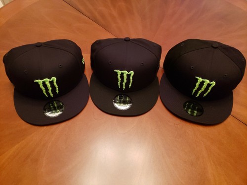 3-Monster Energy 9 fifty New Era atleta Snapback Cappello Berretto ** NUOVO  ** | eBay