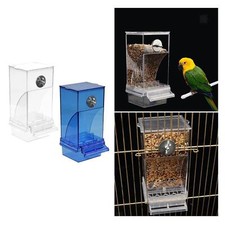 Automatic Bird Feeder Parrot Feeder No-Mess Cage Accessories Supplies Garden