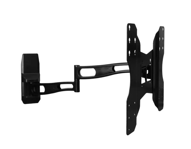 Full Motion Wall Mount Long 29 in Extension for 32 in-65 in TVs Aluminum Black