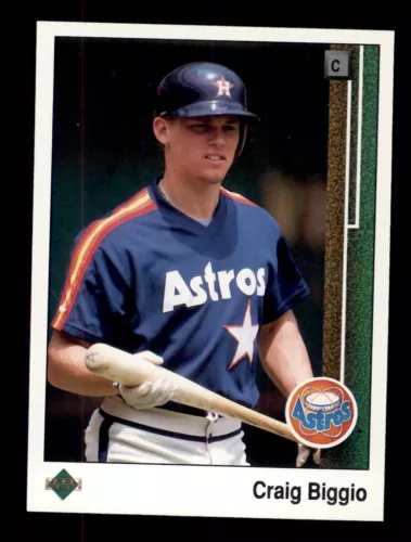 1989 UPPER DECK #273 CRAIG BIGGIO ROOKIE RC HOUSTON ASTROS