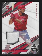 2022 Panini Chronicles Limited Swatches Blue /99 Matt Vierling #LS-MV (RC)