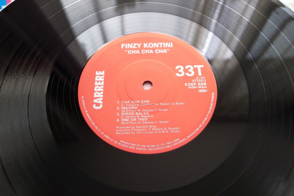 LP/FINZY　KONTINI/チャチャチャK12P-629帯付h162w63 LP/FINZY KONTINI/チャチャチャK12P-629帯付h162w63 LP] Finzy Kontini