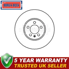 Borg & Beck Front 1x Brake Disc Fits VW Golf 1994-1999 2.0 2.8 2.9 3A0615301A