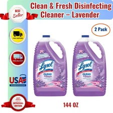 2 Pack Clean & Fresh 144oz Disinfecting Cleaner Lavender & Orchid All-Purpose