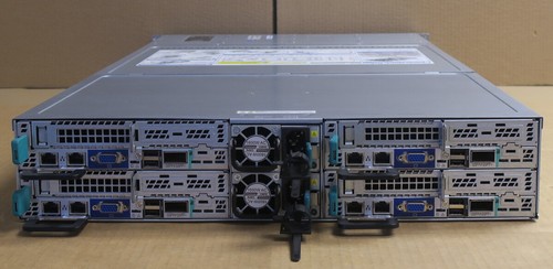 Intel H2312JFKR 4 Node Servers 8 x Six-Core XEON E5-2630v2 128GB 2U Rack Server - Picture 2 of 7