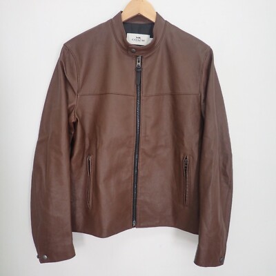 Coach New York Racer Lederjacke L