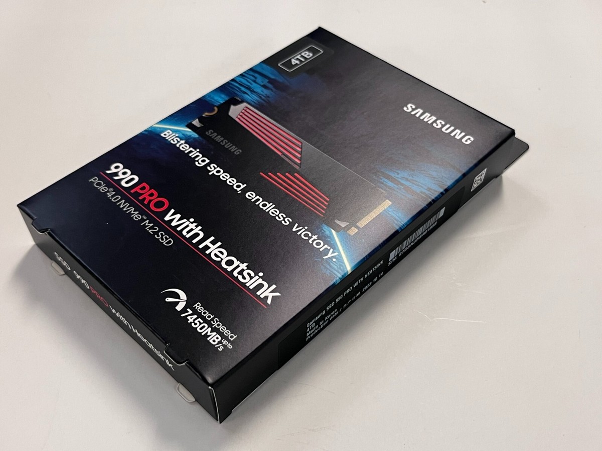 新品未開封！Samsung 990 PRO 4TB M.2 SSD Amazon.com: SAMSUNG 990 PRO Heatsink SSD 4TB, NVMe M.2