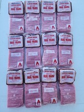 Columbia Minerva Latch Hook Yarn 320 Pieces 2.5" Dusty Rose 3219 Lot of 12