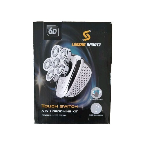 6 Head 6 In 1 Grooming Kit Touch Switch Usb Charging Legend Sports