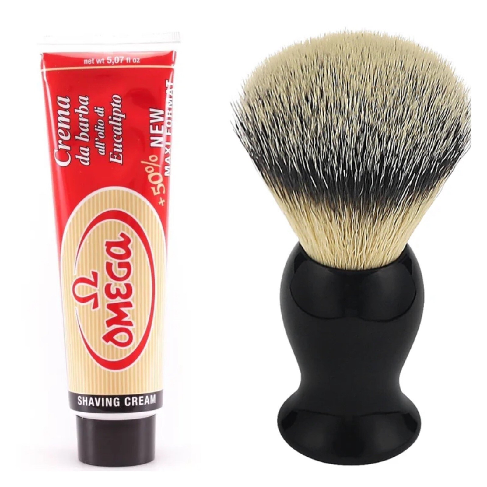 Tube From Italy & Black Brush Set