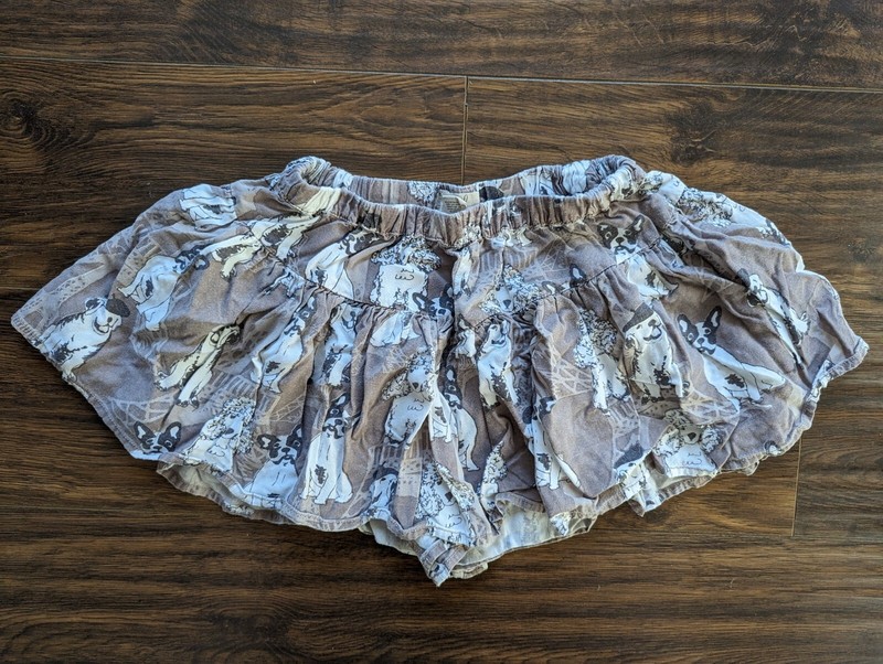 Size 8 L Peek Dogs Puppies Girls Girl Skort Shorts Bottoms