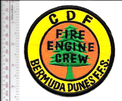 Hot Shot Wildland Fire Crew CDF California Bermuda Dunes FFS Fire Engine Crew