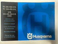 Libretto Uso e Manutenzione Husqvarna TE-TC250/450/510 SMR250/400/450/510 2005