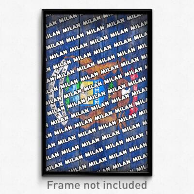 Milan Michigan Poster (MI City Souvenir 11x17 Town Print)