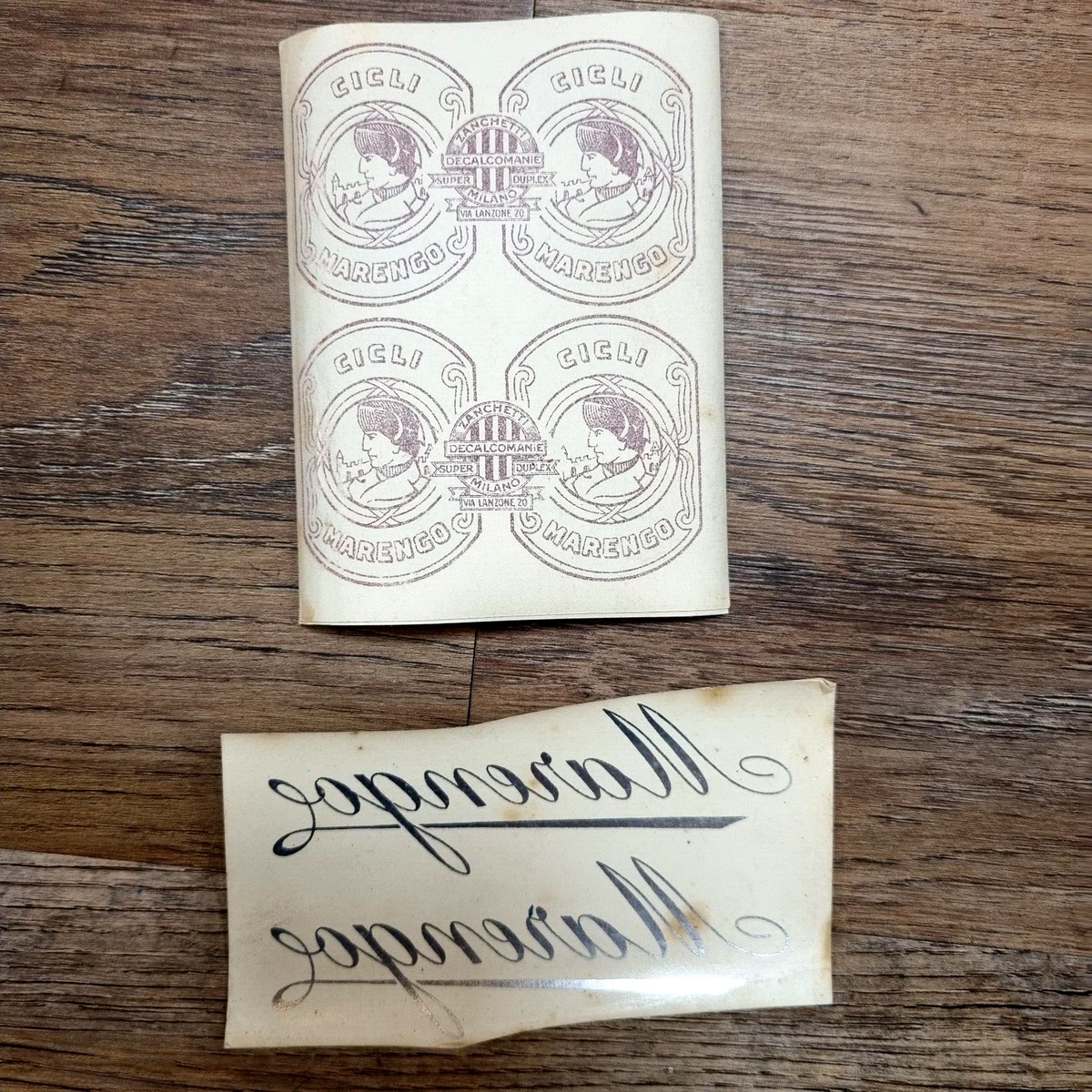 Sticker Vintage Ofmega Cycling - Autocollant Années 80 - Fabriqué En Italie - Bon état