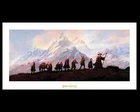 THE FELLOWSHIP OF THE RING 20th art print poster lord of the rings weta hobbit