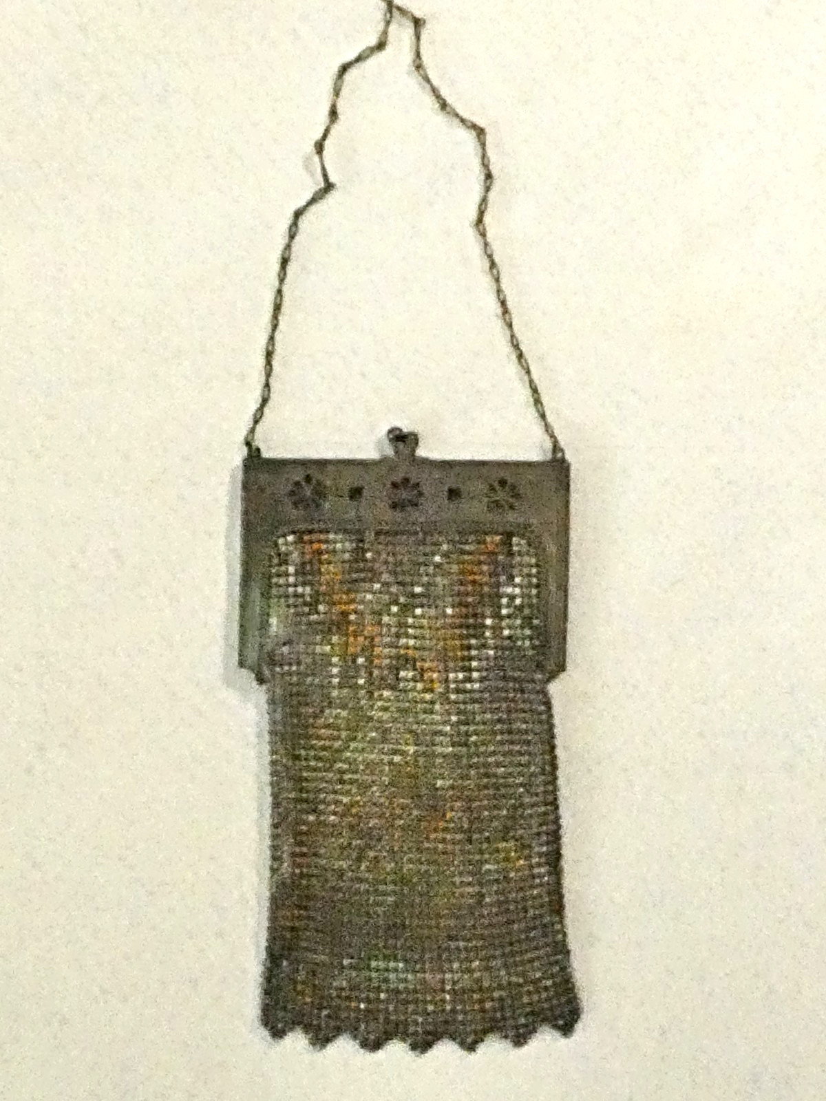 Antique 1920s Whiting & Davis Enamel Mesh Flapper… - image 7