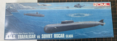 DML HMS Trafalgar vs Soviet Oscar Class Model 1/700 Scale
