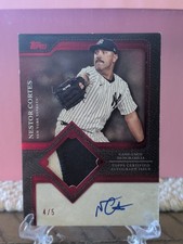 2025 Topps Update Series - Topps Flagship Autograph Patches Nestor Cortes...