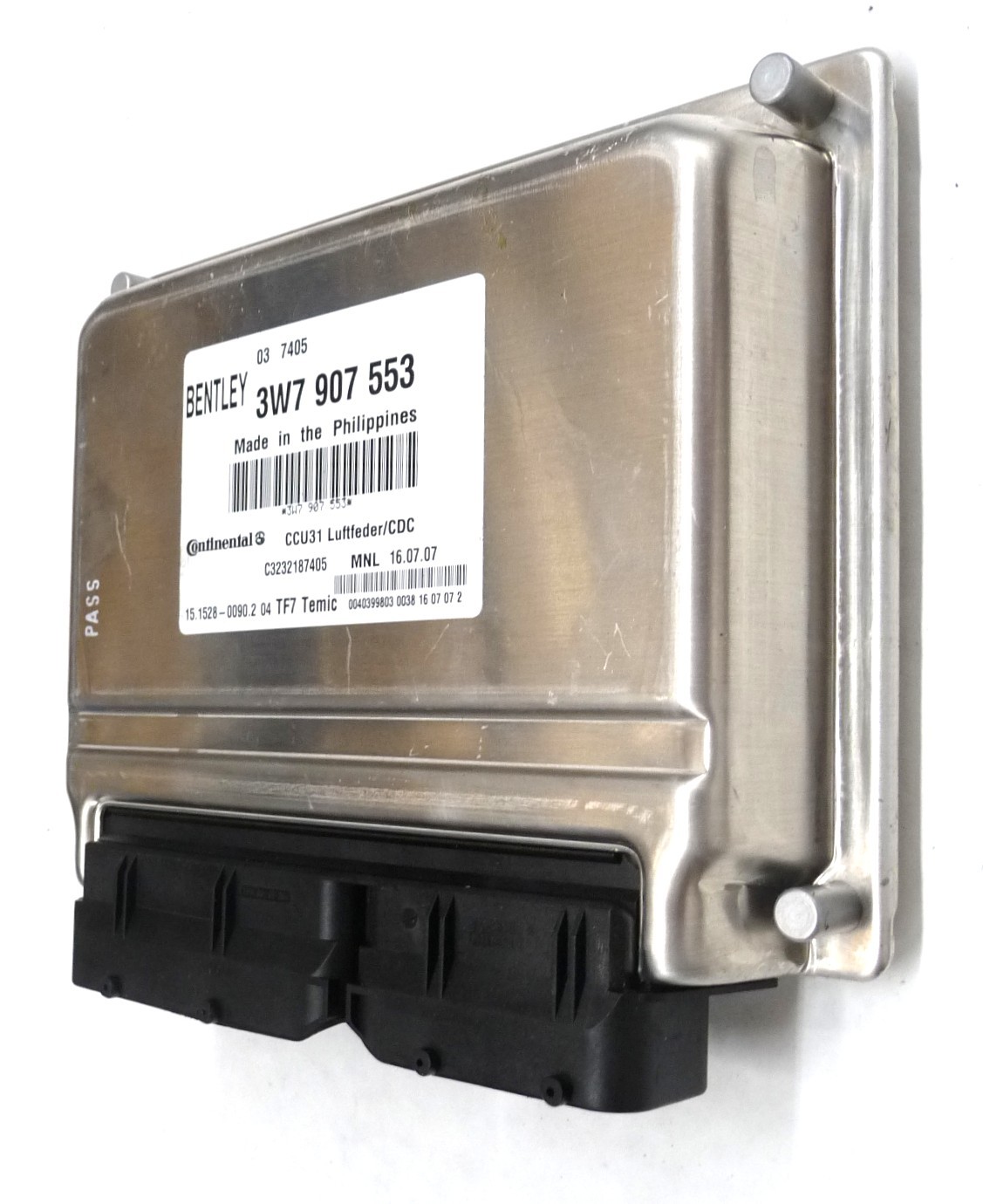 2007-2011 Bentley Continental GTC Air Suspension Control Module 3W7907553 OEM A1