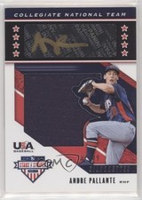 2019 Panini USA Baseball Stars & Stripes 37/89 Andre Pallante #USA-AG Auto 0f8