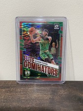 Jayson Tatum 2020-21 Donruss Optic Elite Dominators Red Pulsar Prizm Celtics