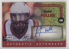 2016 SAGE Hit Auto Red Kendall Fuller #A84 Auto 0c6